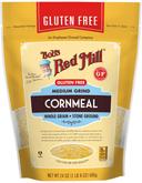 Bobs Red Mill Gluten Free Medium Grind Cornmeal, 24 Ounce Pouch -- 4 per case
