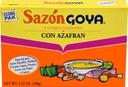 Goya Sazon Azafran - 3.52 oz. box, 18 per case