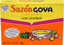 Goya Sazon con Azafran - 1.41 oz. box, 36 per case