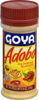 Goya Adobo Seasoning with Hot Pepper - 8 oz. jar, 24 per case