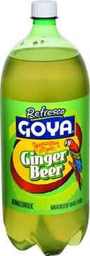 Goya Refresco Ginger Beer Soda, 2 Liter -- 8 per case.