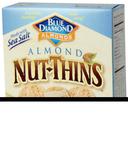 Blue Diamond Nut Thins Almond Hint of Sea Salt Cracker, 4.25 Ounce -- 12 per case