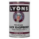 Lyons Premium Black Raspberry Double Strength Shake Syrup, Number 5 Can -- 6 per case