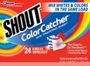 Shout Color Catcher Laundry Dye Trapping Sheet, 24 count per pack -- 12 per case.