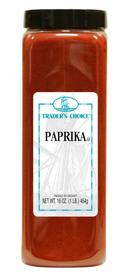 Traders Choice Paprika - 16 oz. container, 6 per case