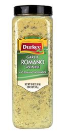 Durkee Garlic Romano Sprinkle - 19 oz. container, 6 per case