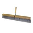 ABCO Gray Flagged Wood Block Fine Sweep Push Broom, 24 inch