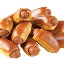 Super Mini Beef Hot Dog Soft Pretzel -- 60 per case.