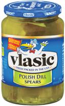Vlasic Polish Dill Spears, 24 Fluid Ounce -- 6 per case.