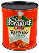 Chef Boyardee Beef Ravioli in Meat Sauce, 108 Ounce -- 6 per case