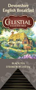 Celestial Seasonings Devonshire English Breakfast Black Tea - 25 tea bags per pack -- 6 packs per case