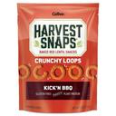 Harvest Snaps Kickn BBQ Red Lentil Crunchy Loops, 2.5 Ounce -- 12 per case