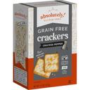 Absolutely Gluten Free Cracked Pepper Crackers, 4.4 Ounce -- 12 per case