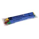 Hoffmaster Triangular Red Blue Yellow and Green Crayon - 4 count per pack -- 360 packs per case