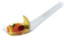 WNA Petites Polystyrene Clear Cutlery Asian Spoon, 5 inch -- 200 per case.