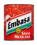 Embasa  Mexican Medium Salsa Can,  10 Can -- 6 Case