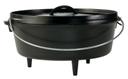 Lodge Preseasoned Camp Dutch Oven, 6 Quart.
