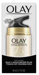 Olay Total Effects Daily Moisturizer Plus Touch of Foundation CC Cream, 1.7 Fluid Ounce -- 12 per case.