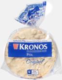 Kronos Frozen Original Flat Authentic Pita Bread, 6 inch -- 120 per case.