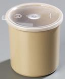 Carlisle Classic Beige Crock with Lid, 1.2 Quart