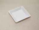 Conserve White Square Tray, 12 x 12 x 2.5 inch -- 25 per case.