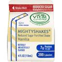 MightyShakes Reduced Sugar Vanilla Shake Beverage, 4 Ounce -- 50 per case