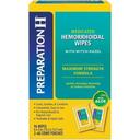 Preparation H Medicated Hemorrhoidal Wipes with Witch Hazel, 96 count -- 12 per case