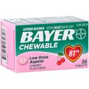 Bayer Aspirin 81Mg Cherry Chewable Tablets, 36 count -- 36 per case