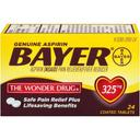 Bayer Aspirin 325 mg Pain Reliever/Fever Reducer Coated Tablets - 24 count per pack -- 36 packs per case