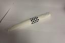 Evergreen Black and White Checker Paper Napkin Band -- 20000 per case.