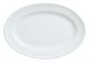 World Tableware Inc Empire Alpine White Oval Platter, 10 x 7.5 inch -- 24 per case.