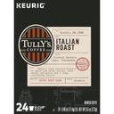 Tully's Italian Dark Roast K Cup Coffee Pod, 24 count -- 4 per case