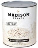 Commodity Canned Fruit and Vegetables Great Northern Fancy Beans, 110 Ounce -- 6 per case