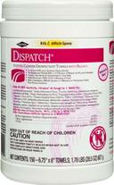 Dispatch Hospital Cleaner Disinfectant Towels with Bleach, 150 count per pack -- 8 per case