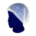 NeatGards White Paper Pleated Disposable Bouffant Cap, 21 inch -- 500 per case.