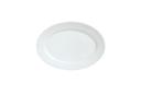 Syracuse China Reflections Aluma White Platter, 14.5 x 10.25 inch -- 12 per case.