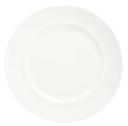 Syracuse China Slenda Royal Rideau Footed Wide Rim Plate, 10 inch -- 12 per case.