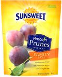 Sunsweet Pitted Prunes, 16 Ounce Pouch -- 12 per case.