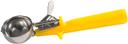 Winco Deluxe Stainless Steel One-Piece Yellow Handle Size 20 Ice Cream Disher, 1 5/8 Ounce -- 36 per case