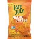Late July Clasico Nacho Cheese Tortilla Chips, 7.8 Ounce -- 12 per case