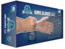 Empress Extra Large Powder Free Disposable Vinyl Gloves - 100 count per pack - 10 packs per case