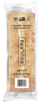 Boulart Individually Wrapped Original Ciabatta Demi Baguette, 6.2 Ounce -- 36 per case
