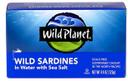 Wild Planet Foods Wild Sardines in Water, 4.4 Ounce -- 12 per case