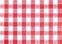 Winco Red Rectangle Table Cloth, 52 x 70 inch -- 24 per case