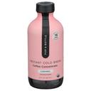 Pop and Bottle Organic Caramel Instant Cold Brew Super Coffee Concentrate, 8 Fluid Ounce -- 6 per case