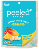 Peeled Snacks Organic Paradise Blend Dried Fruit, 7 Ounce Bag -- 6 per case
