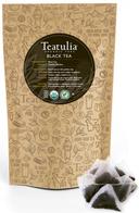 Teatulia Organic Unwrapped Premium Pyramid Black Tea -- 50 per case