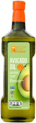 Betterbody Foods Refined Avocado Oil, 33.8 Fluid Ounce -- 4 per case