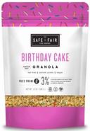 Safe + Fair Birthday Cake Granola, 12 Ounce Bag -- 6 per case