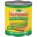 Las Palmas Green Diced Chiles - no. 10 can, 6 cans per case